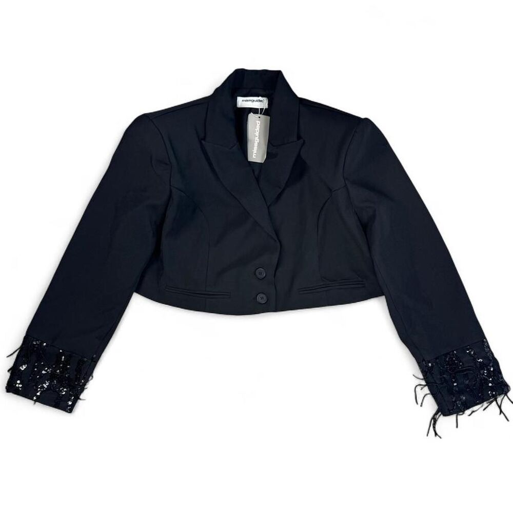Missguided Women's Black Tailored-jackets